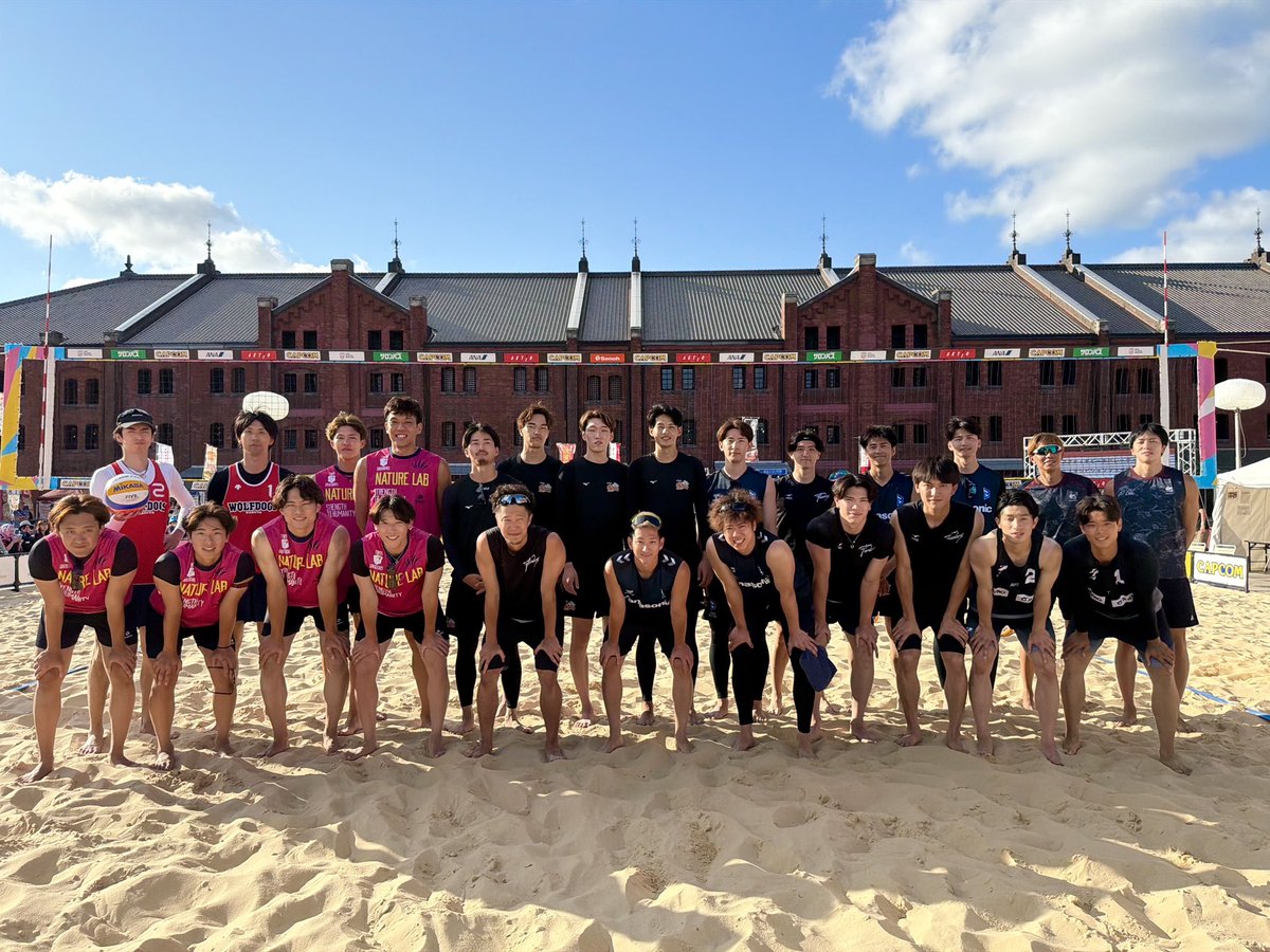 greatbears_vb's tweet photo. アクティオビーチバレーボール
エキシビションマッチ横浜 
SV.LEAGUE MEN🏐⛱️

応援ありがとうございました📣🐻

#東京グレートベアーズ
#グレベア
#ネイチャーラボ https://t.co/iAd7Ozk9ZF