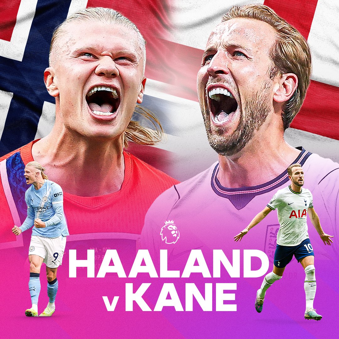 premierleague's tweet photo. Who is better, Erling Haaland or Harry Kane? 🤔

Let's find out 👇