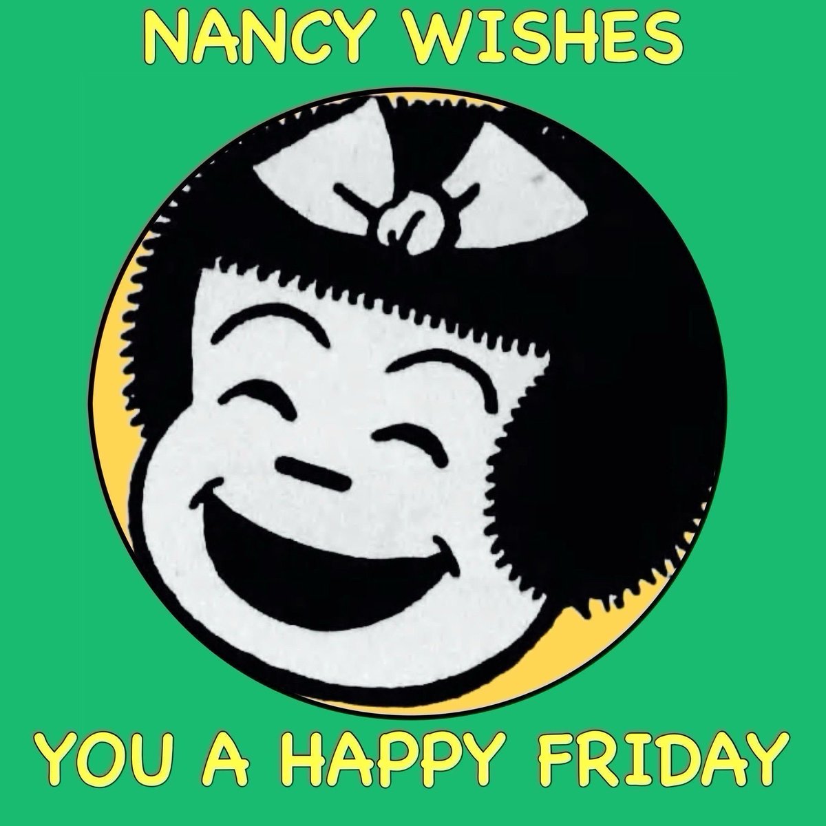JohnnyCallicutt's tweet photo. NANCY WISHES YOU
   A HAPPY FRIDAY https://t.co/UPlfGrPEtN