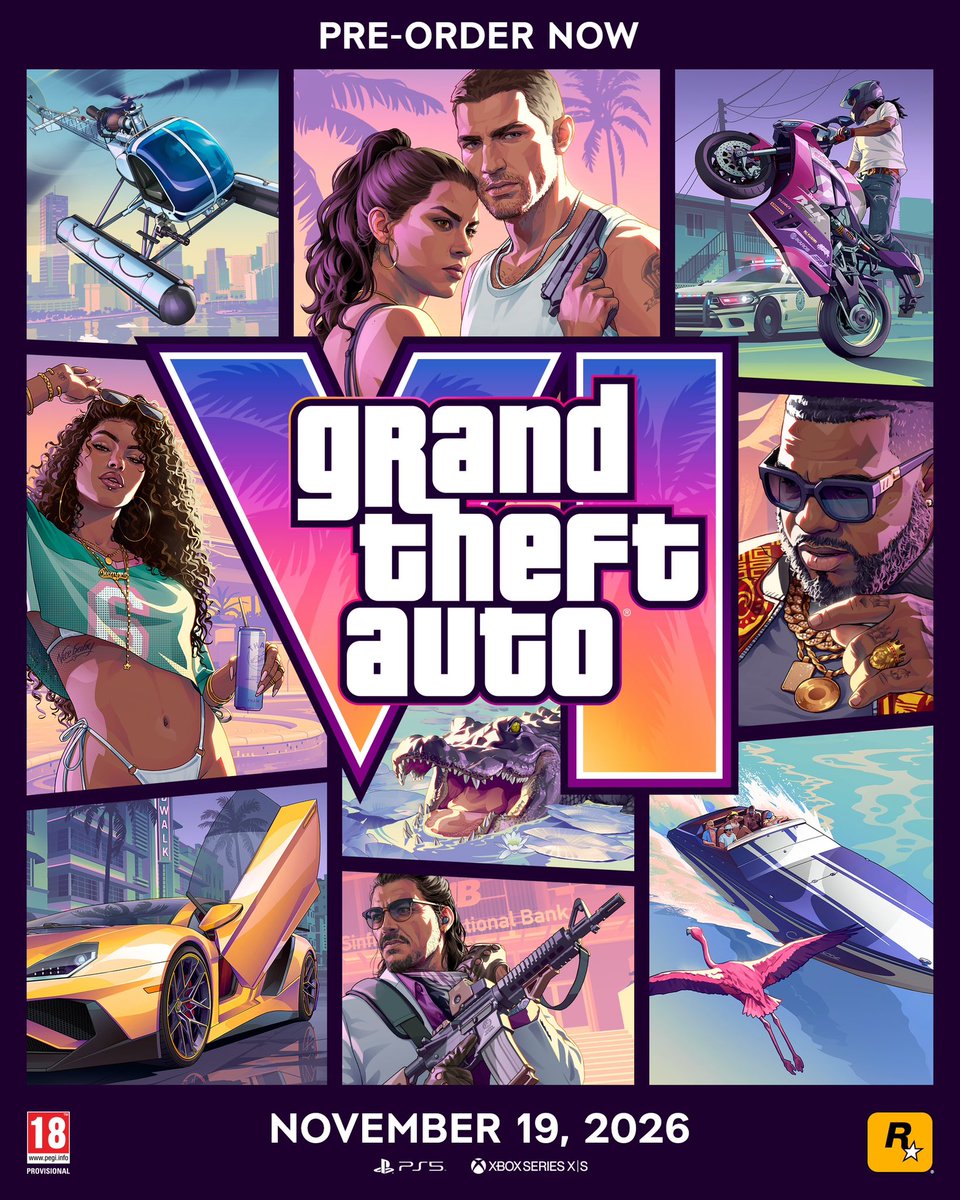 gizalacom's tweet photo. GTA 6 Şimdi Türkiye’de gizala’da Ön Siparişte! 🔥 

Ön Siparişe Özel bir dönemin efsanesi olan Vice City’den ilham alan Vintage Vice City Paketine de erişebilecek! 

Hemen https://t.co/HSGnoj4Oem sayfasını inceleyebilirsiniz!
#GTA6 #ÖnSipariş #Pre-order https://t.co/gxPJruRT2a