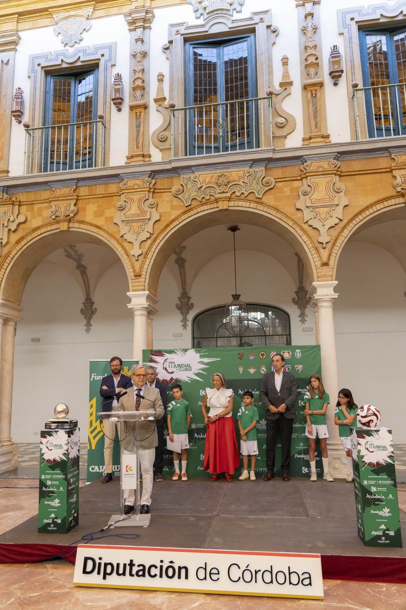 dipucordoba's tweet photo. La @dipucordoba ha acogido la presentación de la XVII edición del Mundial de Clubes Juvenil ‘Trofeo Al Ándalus’, que se celebrará en la provincia, del 31 de agosto al 9 de septiembre, congregando a algunas de las mejores canteras del fútbol mundial.

https://t.co/enpAQZ2eER https://t.co/AVBSBwwfFy