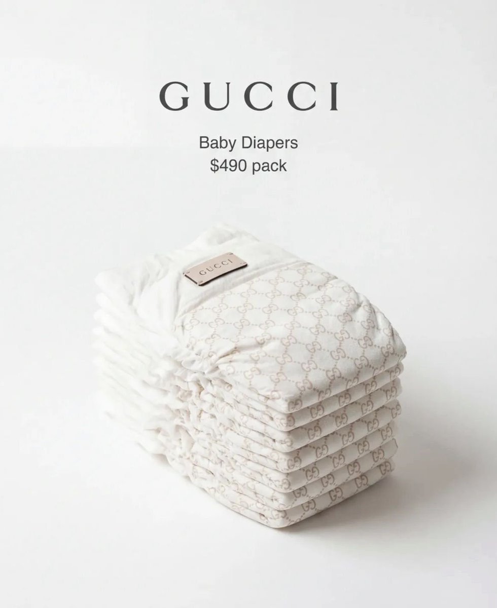 soruhaber's tweet photo. 🔵 Gucci’nin 490 dolar fiyatla (22 bin TL) satışa sunduğu bebek bezi;

#bebek #bez #gucci https://t.co/m6T7PuZaRg