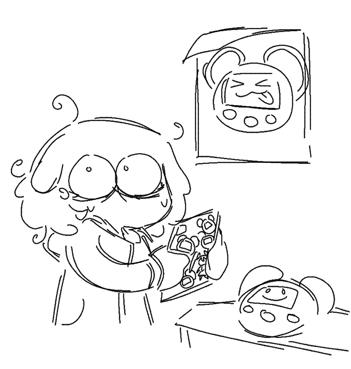 Tinytsukiyomi's tweet photo. The state you'd deadass find me in the moment pal releases in pc2 (so sorry for the ptwp art spam) #playtimewithpercy #pillarchase2 https://t.co/zDz8HArmwZ