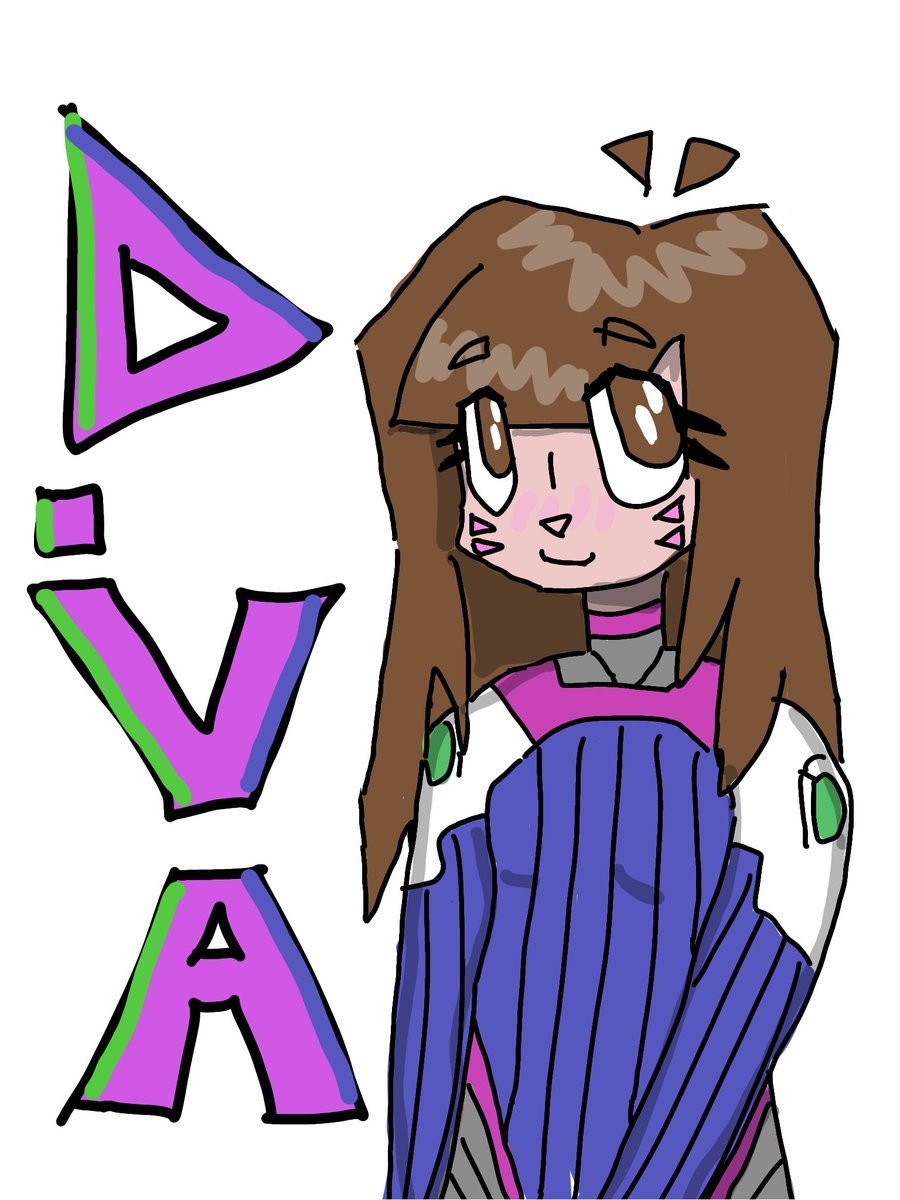 suicidoIIl's tweet photo. dva ! #overwatch https://t.co/F3FYdy7pj8