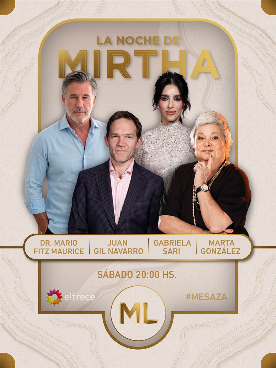 mariofitzm's tweet photo. Mañana sábado estoy invitado a #LaNocheDeMirtha, 20 hs por @eltrece 🍽️
Arranca DOS HORAS antes del partido de Argentina, es la previa ideal: charla, mesa linda y algo de corazón (literal) antes de que empiece el partidooo⚽
Los espero para hacer tiempo juntos hasta las 22 hs #MesaAZA