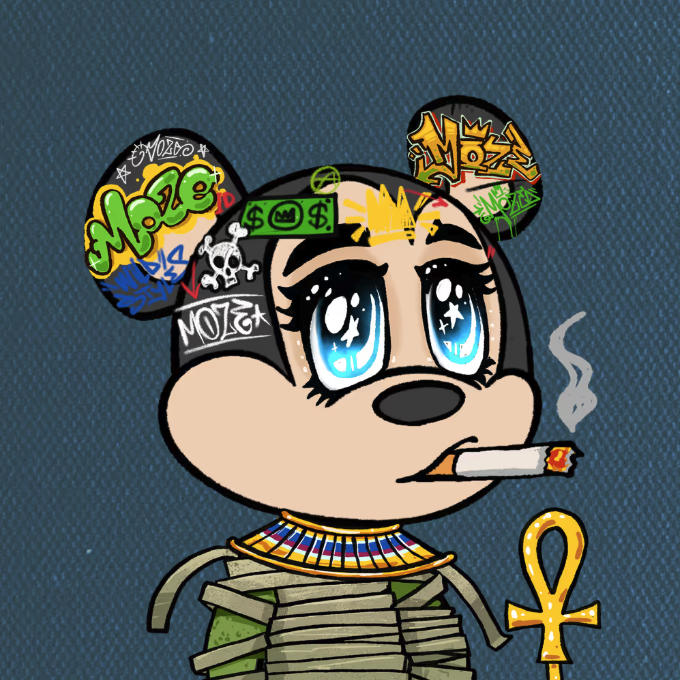 JoeLe113113's tweet photo. @mozenft_ meet my Pharaoh Moze.. https://t.co/qBqDEqjpox