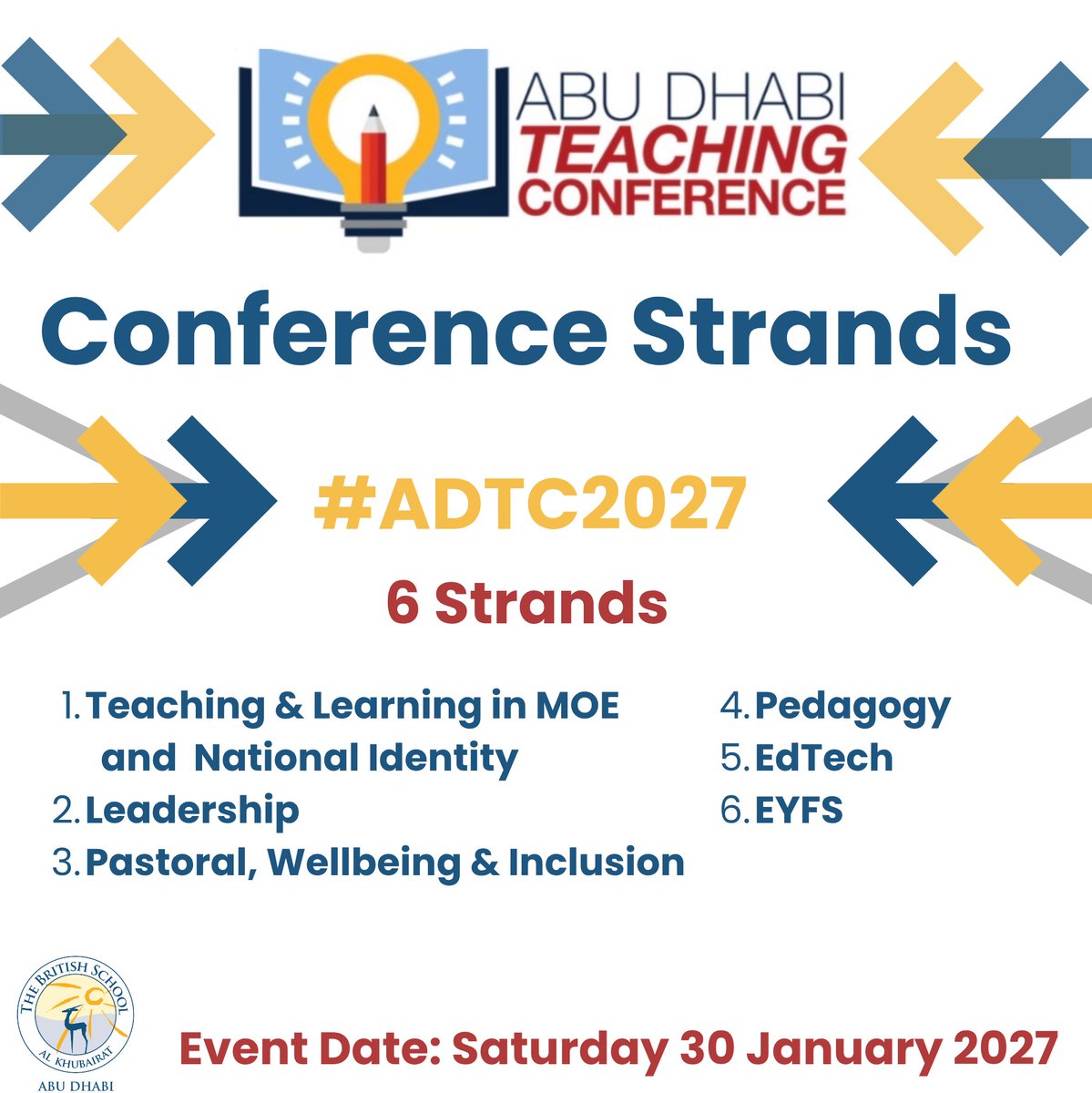 ADTC2027's tweet photo. #ADTC2027 has 6 strands to the conference! https://t.co/ltxcgXeeD1
