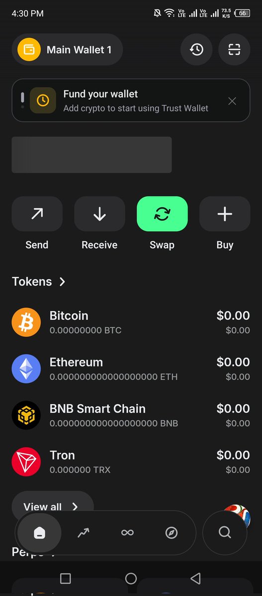 mt8952926's tweet photo. @TrustWallet Ngl, Trust Wallet's new UI is such a glow-up 🔥 Everything feels so much cleaner and smoother now, navigating around is way easier than before 👌
@TrustWallet https://t.co/h5IYxWDhrZ