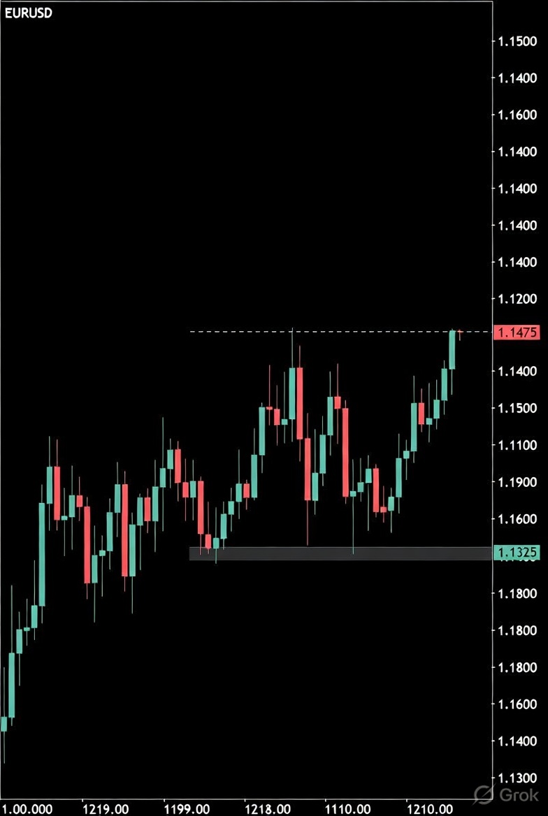 NoormalikFx007's tweet photo. EUR/USD Rebound Faces Resistance
Back in range after 1.1325 low.
Key hurdle at 1.1475–1.1500.
Break below 1.1390 risks fresh downside.
Live signals → https://t.co/EwDnEqp9zV
#EURUSD #ForexSignals #ForexTrading https://t.co/THurjduvEc