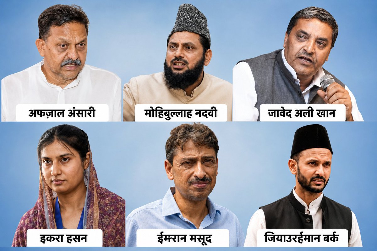yuva_aas's tweet photo. उत्तर प्रदेश के इन 6 मुस्लिम सांसदों को चंद्रशेखर आजाद रावण से सीखना चाहिए, कि कैसे अपने समाज के लिए लड़ा जाता है..! https://t.co/njbYnnzGgO
