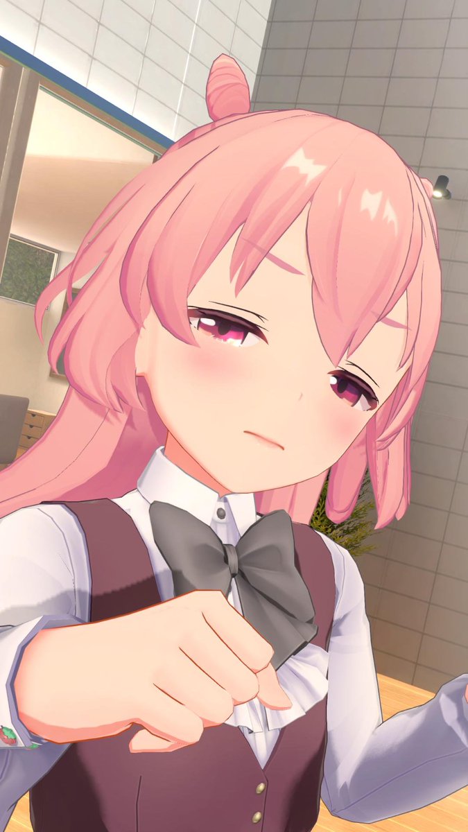 LN_SoD's tweet photo. 反抗期なこころ
「私のプリンに触れるな、触れたらコレ(こころパンチの刑)だぞ？」 https://t.co/Y93TNaxjpy