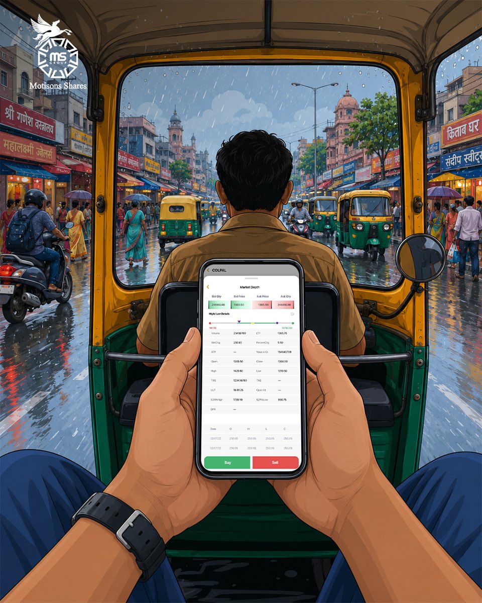 Motisons_shares's tweet photo. Rain delays a lot of things. Market hours aren't one of them.

#monsoon #investing #motisonsshares https://t.co/lymZ8Xeqjh