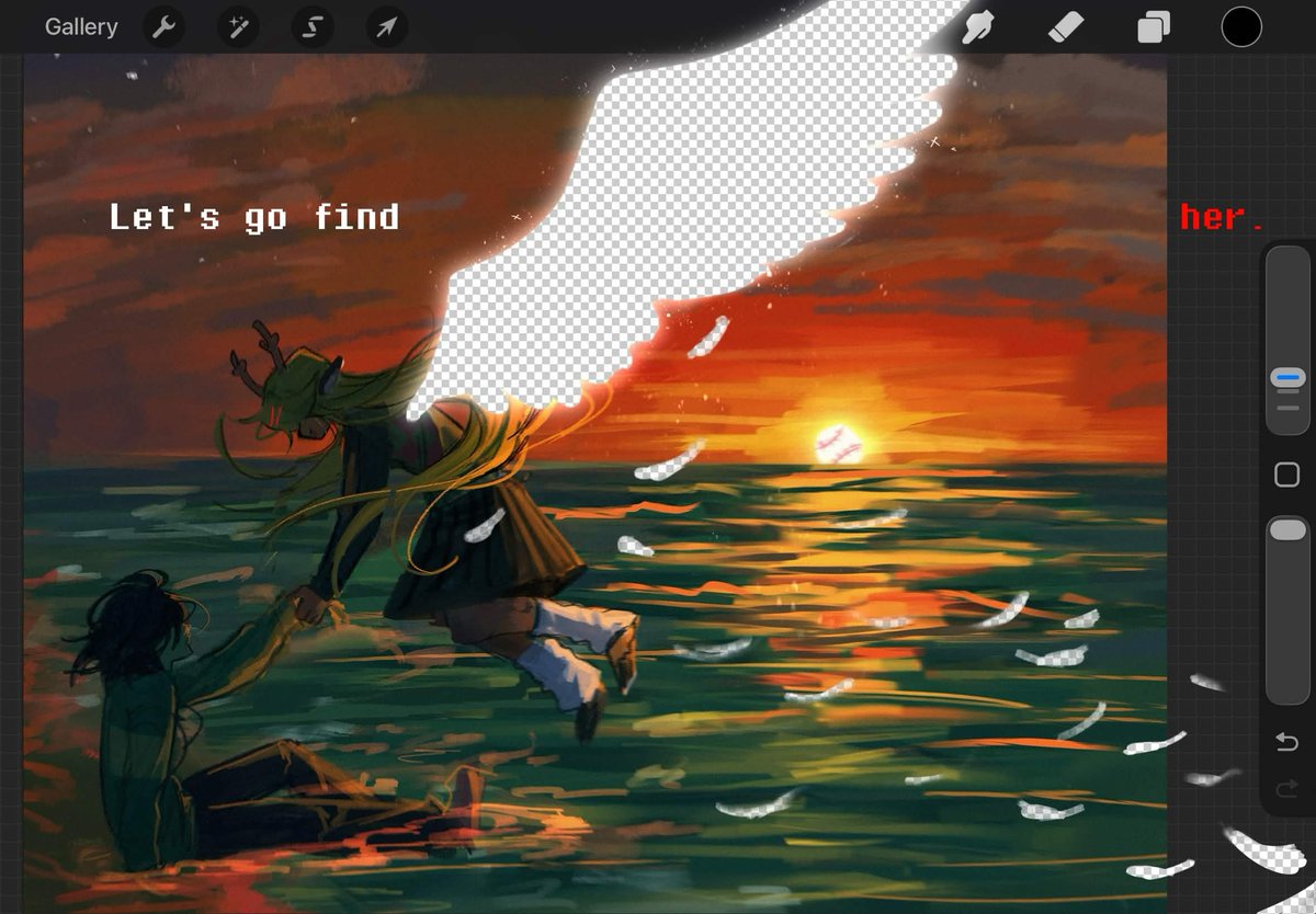 ssyyk1sk's tweet photo. #DELTARUNE
she's waiting on the other side https://t.co/B9SqeMCYxk
