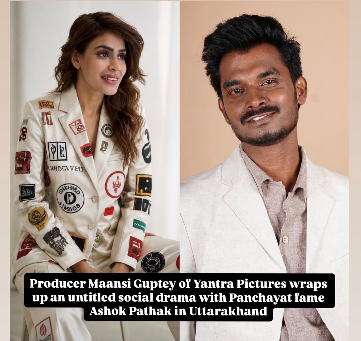 taran_adarsh's tweet photo. 'PANCHAYAT' FAME ASHOK PATHAK STARS IN SOCIAL DRAMA SHOT IN UTTARAKHAND... Producer #MaansiGuptey [of Yantra Pictures], who has previously backed #Marathi and #Punjabi films along with two short films, forays into #Hindi cinema with an untitled feature film.

A social drama, the film stars #AshokPathak – widely loved for his iconic portrayal of Binod in #Panchayat – in the lead role... The film was shot extensively across #Uttarakhand in a start-to-finish schedule.

The cast also includes #MonicaChaudhary [#Apharan, #Dark7White] in a pivotal role.

Directed by Sagar Kumar Sharma, the film is produced by Maansi Guptey, Anish Kumar, and Dushyant Sand under the banners Yantra Pictures and Globots Entertainment.

Currently in post-production, the makers are planning to release the film later this year.