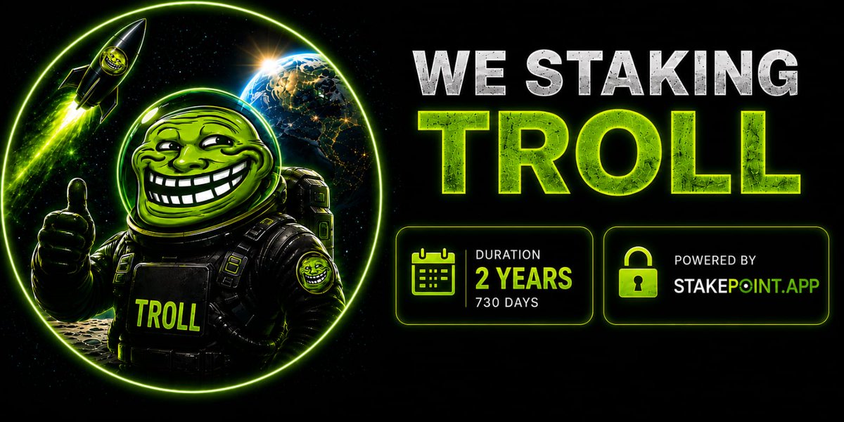 Glowing TROLL tweet media