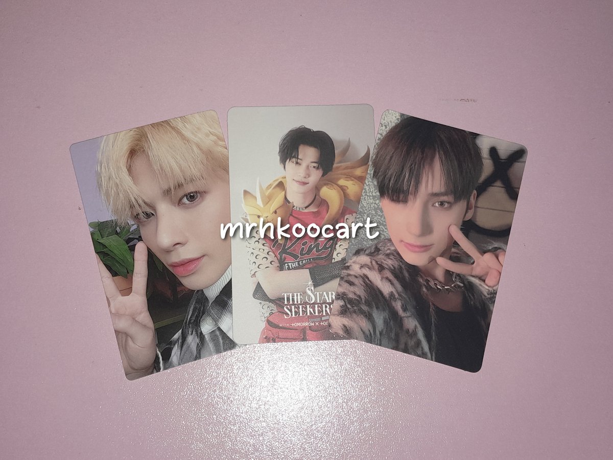 mrhkoocart's tweet photo. interest check .ᐟ

— yj, th, and hk pcs
— sold as set
— onhand ; no to sensi buyers

⌲ txt ph yeonjun soobin taehyun beomgyu heuningkai photocard https://t.co/XjEWSuWXtT