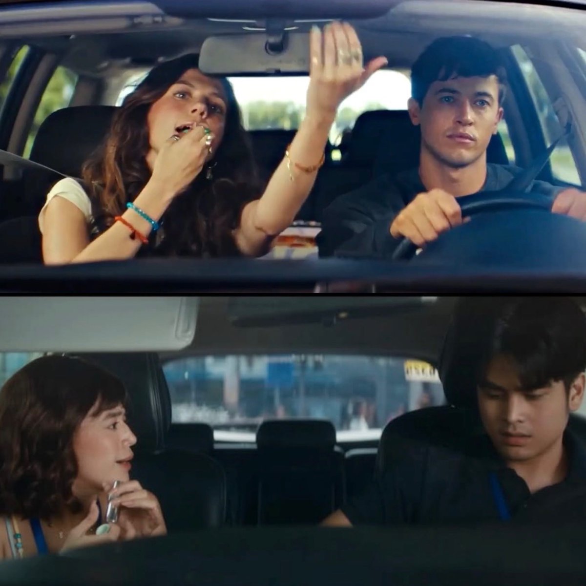 nomadjenny's tweet photo. chaotic girl x grumpy guy romcom pairs:
• poppy and alex
• savannah and vic

#PeopleWeMeetonVacation #LoveYouSoBad https://t.co/LqhrtLmOfh
