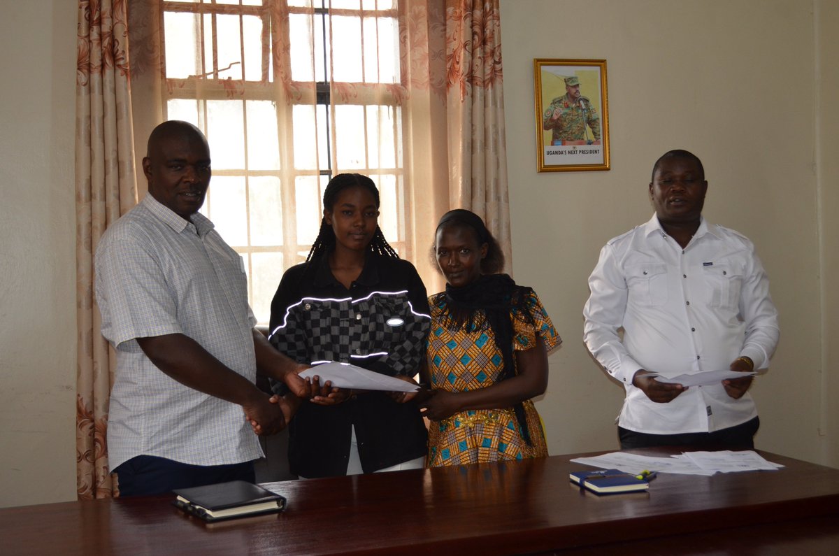 KabaleDistrict's tweet photo. The Kabale District LCV Chairperson, Denis Nzeirwe Ndyomugyenyi, has flagged off seven students who have secured admission to public universities under the District Quota Scheme for the 2026/2027 academic year.

The beneficiaries are Niwaheereza Blessing, who has been admitted to Makerere University to pursue a Bachelor of Social Work and Social Administration; Faith Kirabo, Bachelor of Optometry at Makerere University; Rinah Nankunda, Bachelor of Social Work and Social Administration at Makerere University; Victory Orishaba, Bachelor of Science in Accounting and Finance at Lira University; Ezra Akampurira, Bachelor of Science in Forestry at Makerere University; Paul Atwebembeire, Bachelor of Information Technology at Mountains of the Moon University; and Justine Ndyanabo, Bachelor of Science in Quantity Surveying at Makerere University.

The flag-off ceremony was held in the Kabale District Boardroom and was attended by the students, their parents, district officials, and education stakeholders.

Details 👇👇👇👇👇

https://t.co/0wpr9TxRoO