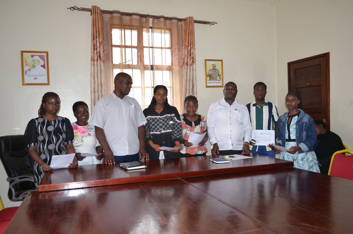 KabaleDistrict's tweet photo. The Kabale District LCV Chairperson, Denis Nzeirwe Ndyomugyenyi, has flagged off seven students who have secured admission to public universities under the District Quota Scheme for the 2026/2027 academic year.

The beneficiaries are Niwaheereza Blessing, who has been admitted to Makerere University to pursue a Bachelor of Social Work and Social Administration; Faith Kirabo, Bachelor of Optometry at Makerere University; Rinah Nankunda, Bachelor of Social Work and Social Administration at Makerere University; Victory Orishaba, Bachelor of Science in Accounting and Finance at Lira University; Ezra Akampurira, Bachelor of Science in Forestry at Makerere University; Paul Atwebembeire, Bachelor of Information Technology at Mountains of the Moon University; and Justine Ndyanabo, Bachelor of Science in Quantity Surveying at Makerere University.

The flag-off ceremony was held in the Kabale District Boardroom and was attended by the students, their parents, district officials, and education stakeholders.

Details 👇👇👇👇👇

https://t.co/0wpr9TxRoO