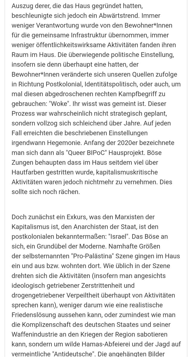 Kei_Nie_'s tweet photo. "Linke Szene entscheide dich, Universalismus oder Reaktion."

"Bundesweit versuchen identitäre Spinner mit Palästinabezug linke Räume für sich einzunehmen. Manchmal geschieht dies unstrukturiert &amp; vermeintlich harmlos, manchmal hochorganisiert und...1/3
 https://t.co/QPgNIq6Jg2 https://t.co/WmREinTlZU