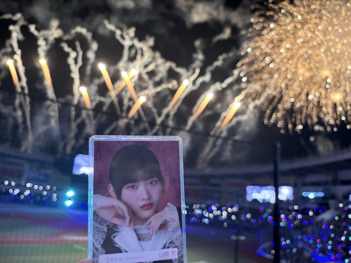huune46's tweet photo. 天ちゃんナイスピッチング👍
あれは誰が見てもストライク！！
リベンジ達成できたかは
明後日のミーグリで聴こう〜！
天ちゃん2回目始球式
ほんとにお疲れ様！かっこよかったよ！
#山﨑天 https://t.co/YlZPYrTbTI