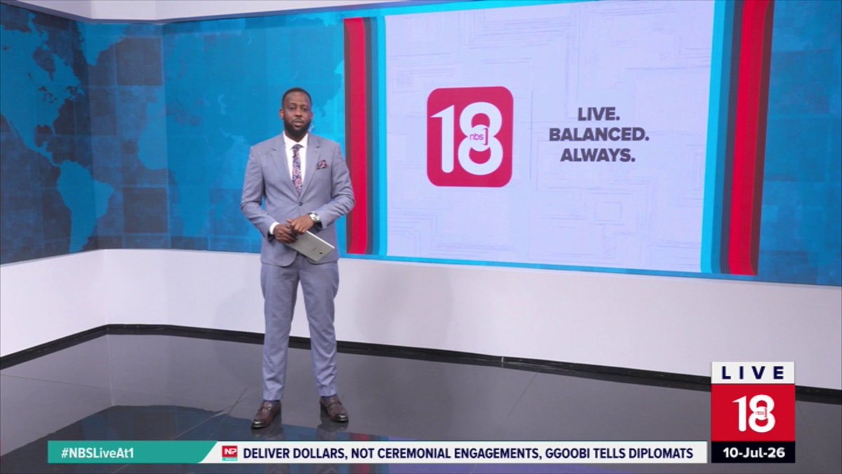 bukyanajulius2's tweet photo. It’s been a week long guest Anchoring NBS LIVE at 1 News…proudly I should say, I enjoyed every single episode of the news in that studio. GCEO @KKariisa thank you so very much! 

Congratulations @nbstv upon the 18 years of being Live, balanced and Always. https://t.co/z42pPt7wXr