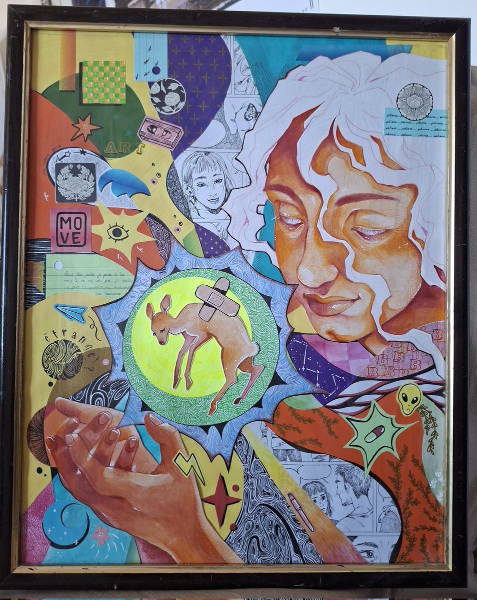 ship_kill's tweet photo. Painting I did for my grandparents 🦌 https://t.co/rtyNTkmpqf