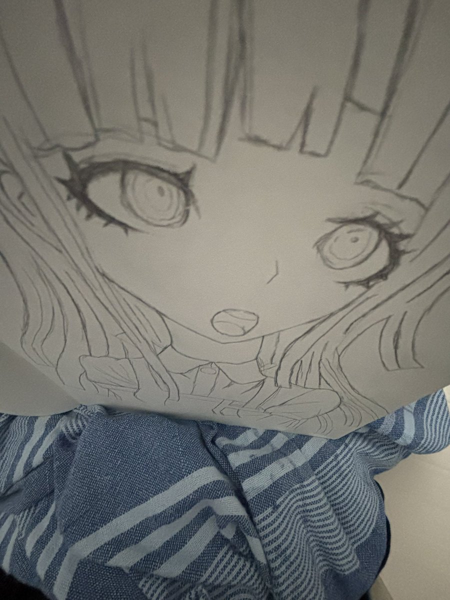 nathedtw's tweet photo. mikan tsumiki looking real weird today #sketch #artblock https://t.co/m1qKZLf9u4