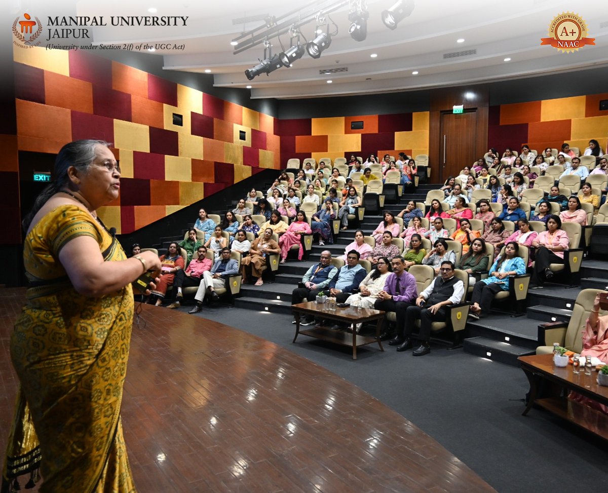 Jaipur_Manipal's tweet photo. Empathy. Mentorship. Empowerment. 

MUJ hosted Matru Setu – Women Mentoring Young Women, fostering a culture of compassionate mentorship and empowering women to inspire the next generation.

#MUJ #ManipalUniversityJaipur #MatruSetu #Mentorship #WomenEmpowerment https://t.co/eZcxRESZzN