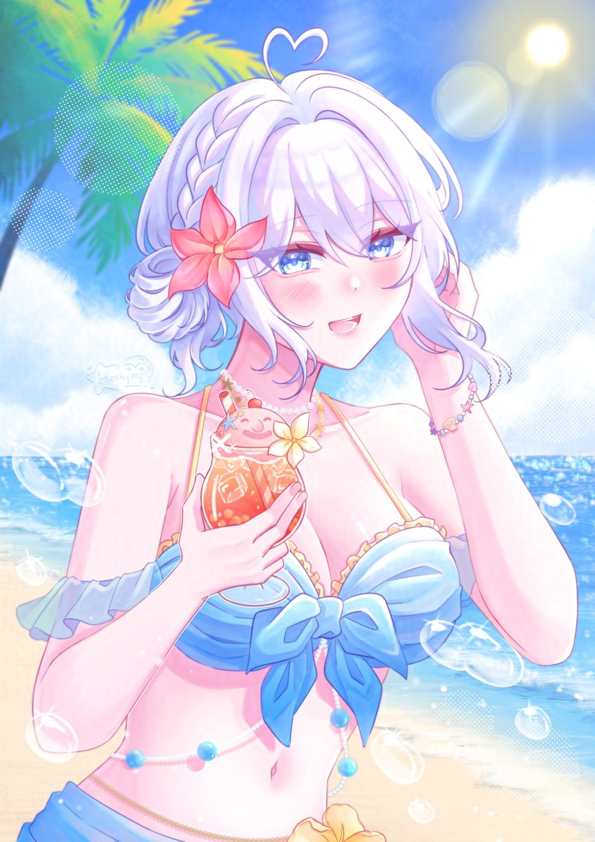 hohoshimi's tweet photo. 渚で一番かわいいgirl! 🏖️☀️(｡˃ᵕ˂)⸝*ﾟ https://t.co/7BTitboE8b