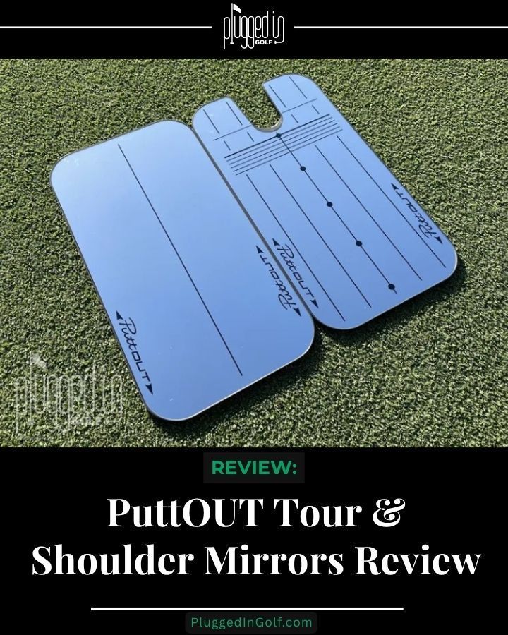 PluggedInGolf's tweet photo. (REVIEW) @puttoutgolf's Tour Shoulder Mirrors help golfers build a more consistent putting setup. If you're serious about becoming a more consistent putter, this is a training aid worth a look... 

Read our FULL review here/learn how it works: 🔗👉 https://t.co/NkTa5fe04u https://t.co/rKqr1jEG7d