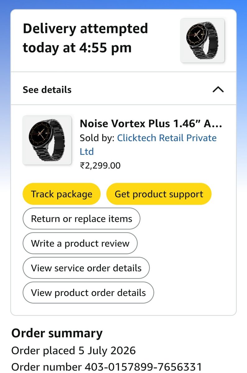 unleastbeast's tweet photo. For the past two days I am receiving these kind of DELIVERY ATTEMPTED notification but I didn't recieve a single call from the delivery person. Help me to resolve the issue @amazonIN  @amazonhelp https://t.co/2DgmMrgzvx