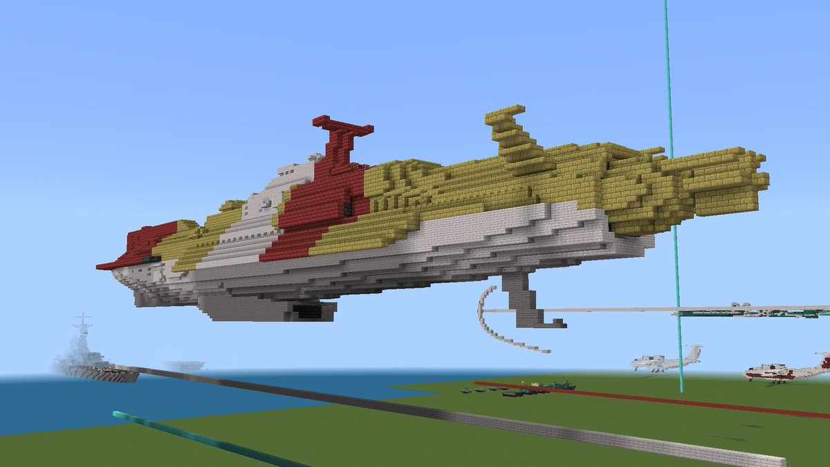 ANE1727913's tweet photo. #マイクラ軍事部  #Minecraft軍事部 
村雨型宇宙巡洋艦
第一世代地球艦はいいぞぉ https://t.co/BotJaqYPYu