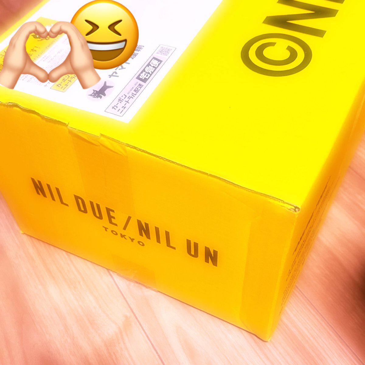 RUIgzt01's tweet photo. NIL届いてたあ✨（📦ボコボコww）
発送済み📩は今日届いてたけど到着日にメールを送るって…ちゃんと仕事して？😂
けど無事に届いてくれたからヨシ👍 https://t.co/mwKXs5VFaC