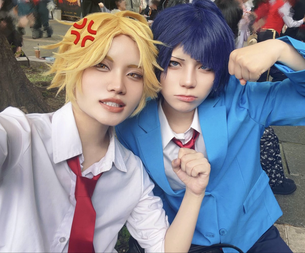029y_cos's tweet photo. cos.HoneyWorks
ビジネス仲良し?💛💙 https://t.co/M7fF8V0xTQ