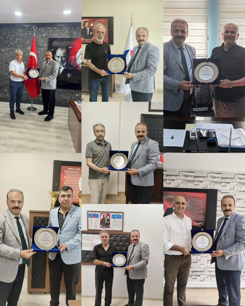 Avcilarilcemem's tweet photo. İlçe Millî Eğitim Müdürümüz Özcan Şahin, görev sürelerini tamamlayarak ilçemizden ayrılan okul müdürlerimizi ziyaret ederek kendilerine plaket takdim etti.
@tcmeb @istanbulilmem https://t.co/XjYC7CThrx