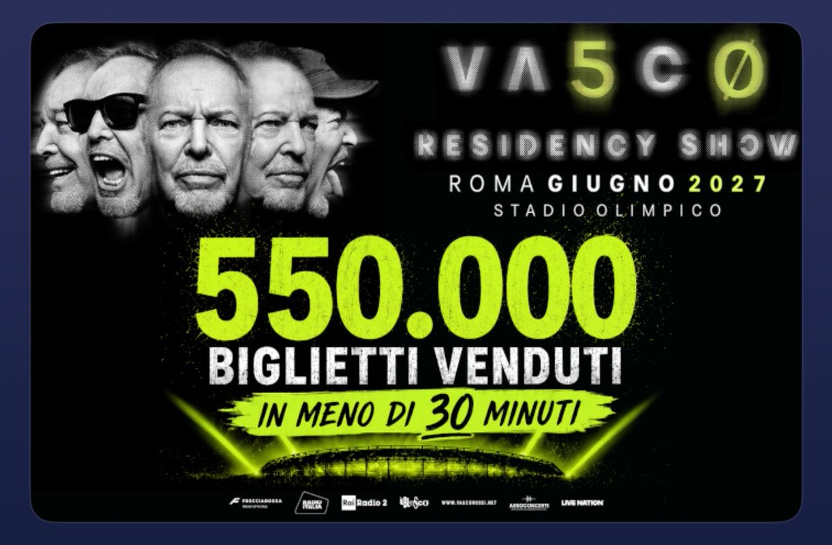 theekeeys's tweet photo. addirittura messa come immagine x comprare i biglietti…. il discorso fatto per ultimo vale anche per vasco immagino vero????
tutto questo x pompare il suo ego…. attaccato ai numeri ecc ecc ecc https://t.co/dYC59HcqWE