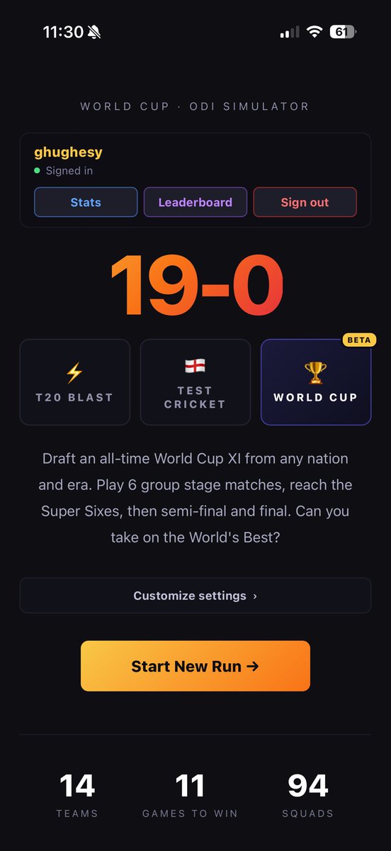 19_0app's tweet photo. 🌎 FULL RELEASE

TONIGHT 5PM

Tonight at 5pm the World Cup mode is going live, countless hours have been put into this, and it’s available free to play at 5pm.

Appreciate all the players giving feedback, the games in a great place!

Get them alarms set!!! ❤️ https://t.co/vxi5fhh9iE