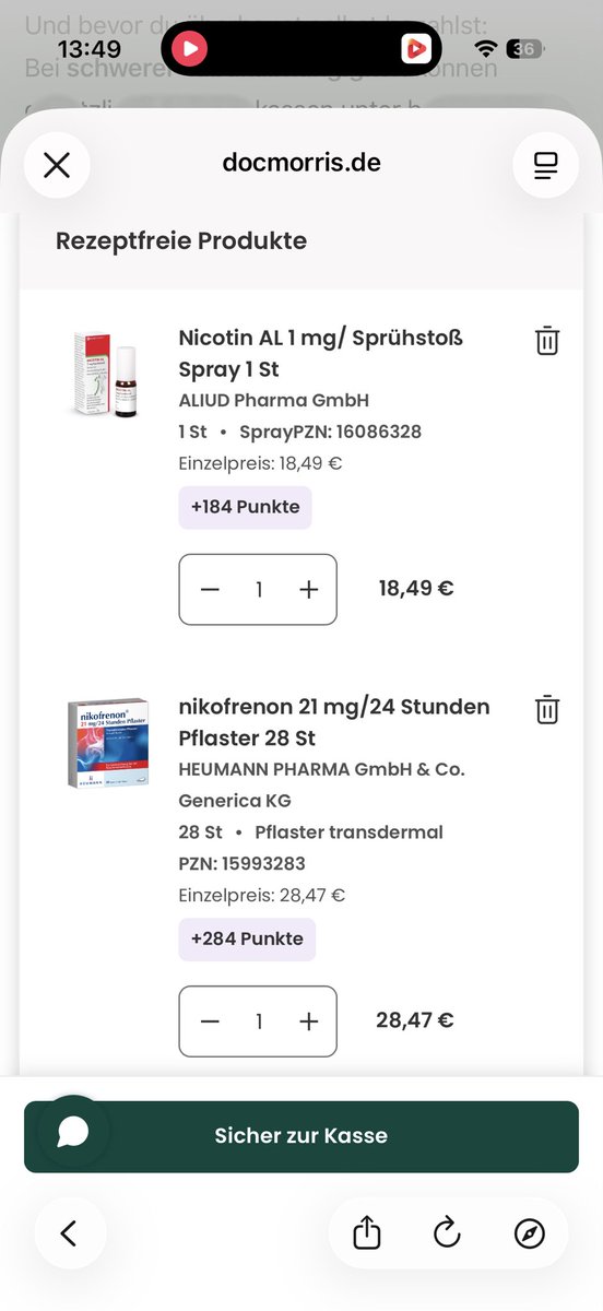GeldherrinMaria's tweet photo. Übernimm beide Produkte. Will mit dem Rauchen aufhören! https://t.co/YXagePDSkQ