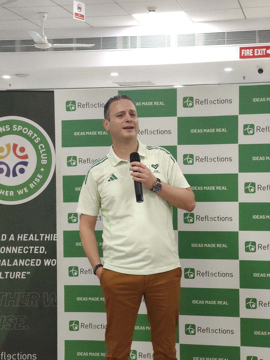 reflectionsis's tweet photo. Football fever came alive at Reflections on Jersey Day! With Reflectors proudly wearing the jerseys of their favourite national teams, the workplace transformed into a vibrant football fan zone. #fifa #worldcup #2026 #Reflectors #Reflectionsinfosystems #Reflectionsglobal https://t.co/79YiC5FtDp