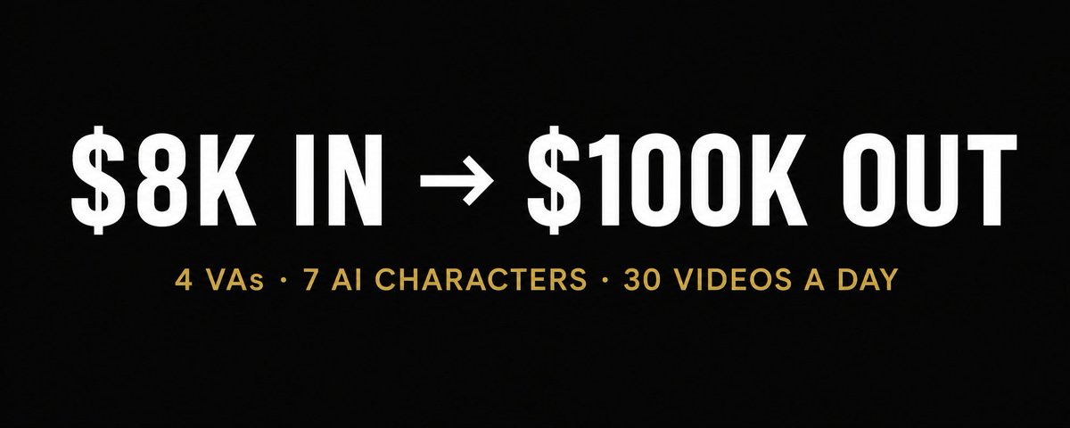 How I Run 7 AI Characters With 4 VAs and Make $70K-$100K a Month. (Full Breakdown)
