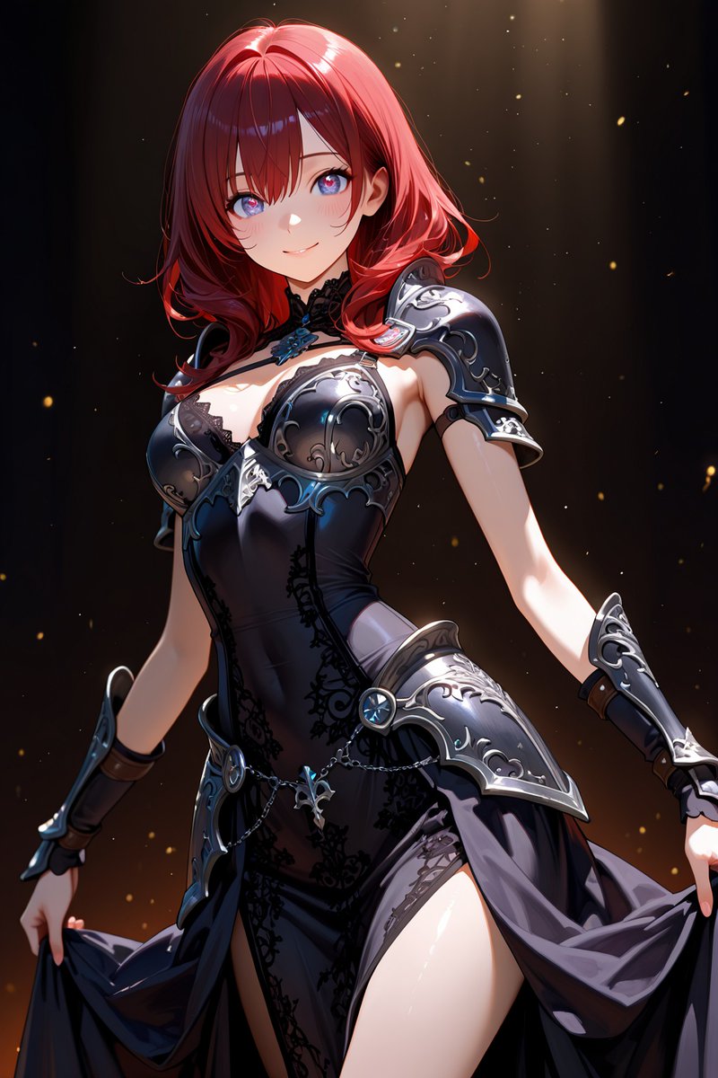 Pia_Gallery_Art's tweet photo. 暗闇に立つ、鎧ドレスの彼女🌙
この後どうする?
She stands there, armored.
What's next? 🌙
SFW illustration
#AIart #AIイラスト #アーマードレス #FantasyArmor https://t.co/D7Vd3mSbrv