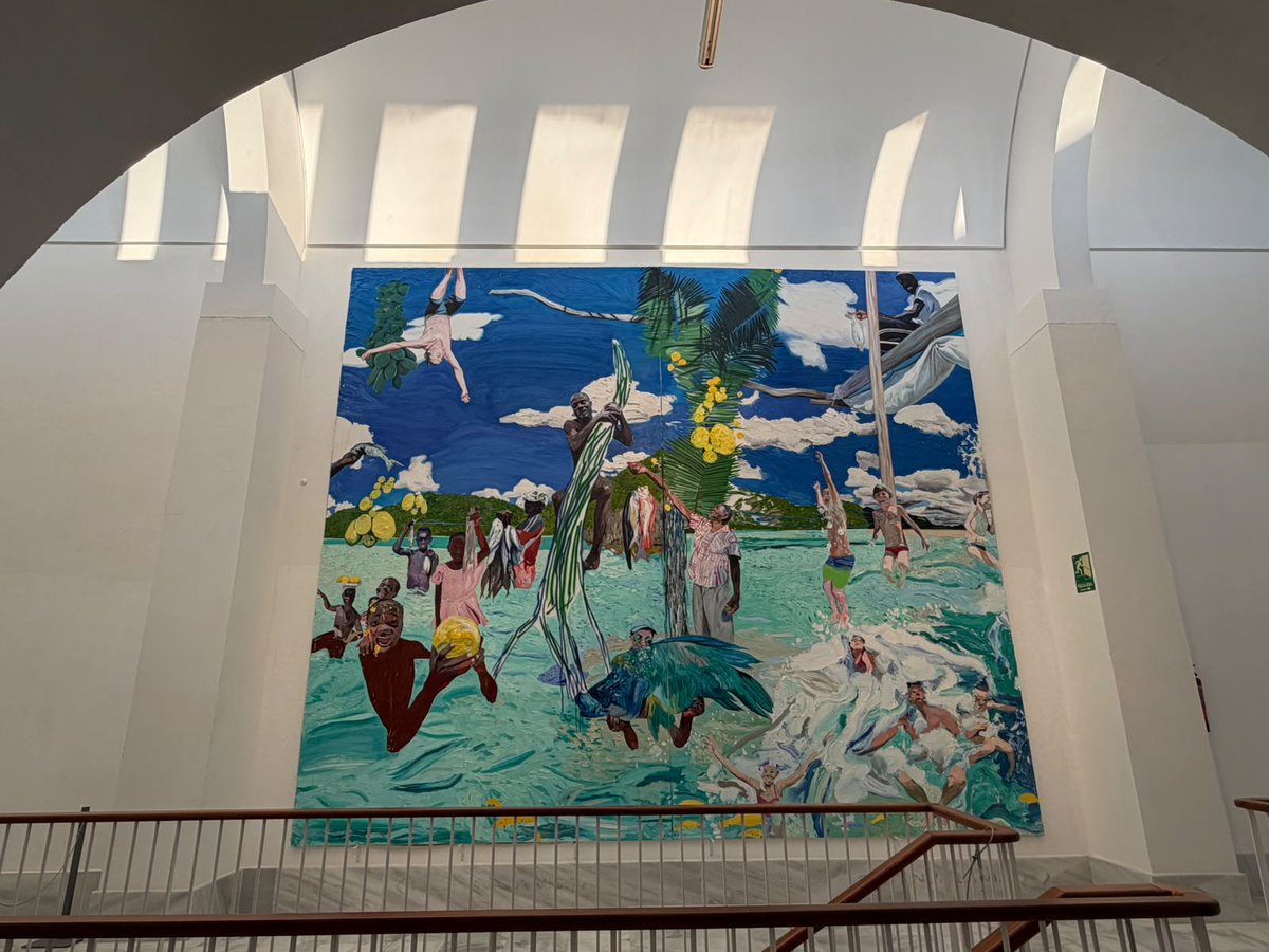 Cadiz_es's tweet photo. 😀 Recuerda que ya puedes visitar la exposición 'Pinedo. Cosmogonías ajenas. Antológica 2012-26' del artista Juan Manuel Fernández-Pinedo

📍 En el @EccoCadiz #Cádiz

📅 La puedes ver hasta el 8 de noviembre

➡️ Y tenemos preparadas visitas guiadas con el artista para los próximos 13 y 20 de julio, a las 19:30 horas

#CádizEsCultura #CádizEsElPlan ❤️