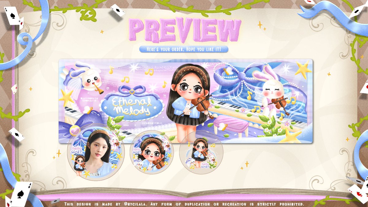 bycilala's tweet photo. Hi kobamers, ada yang mau jajan? Mwehrheheh YLIA ~ 40k/layout. Free replace text, estimasinya 1x24 jam 🥹☝️WAJIB jajan sendiri yaaa, ga busa diwakili dan mewakili orang lain.

Sung reply aja ya mau yang mana guys, boleh nama chara atau nomornya (cek alt) 🌹❤️ https://t.co/bZjqnw3M62