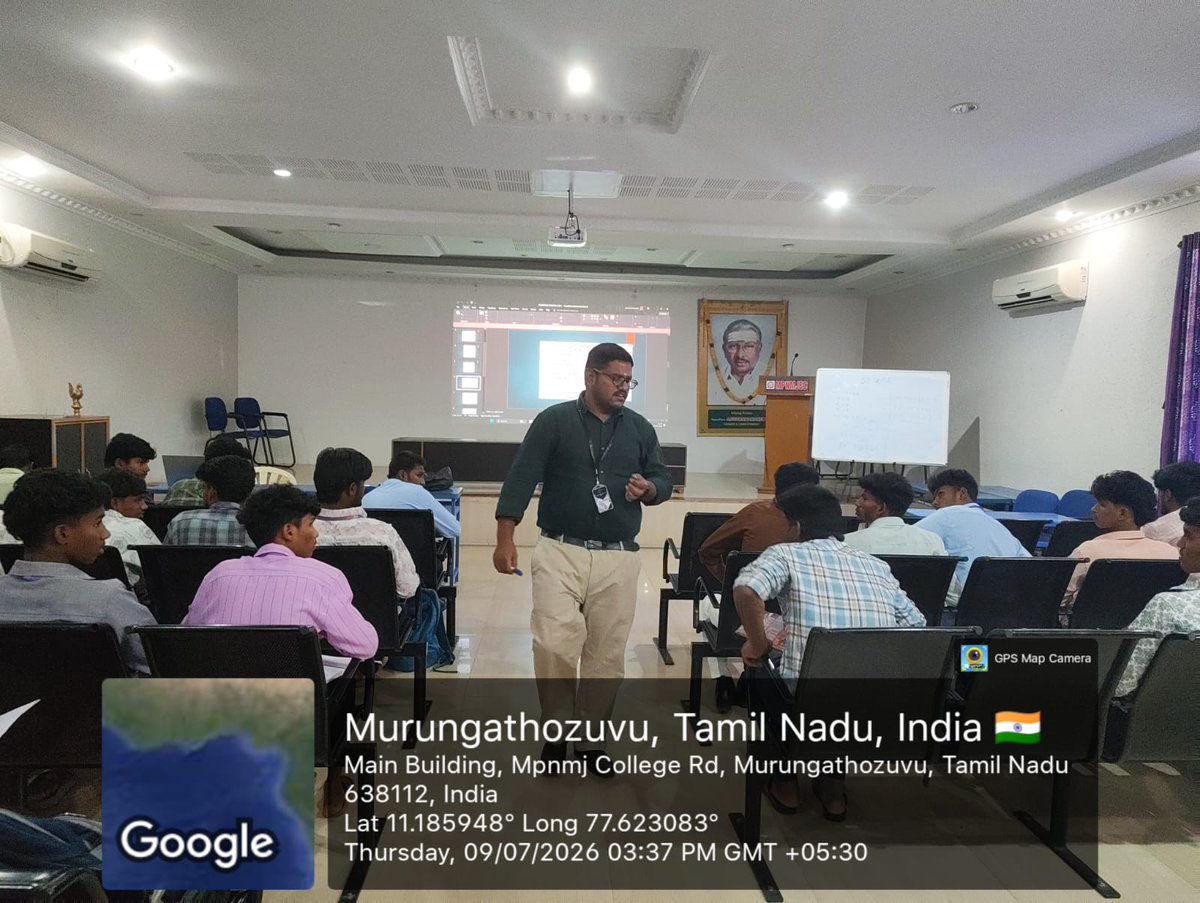 mpnmjec's tweet photo. 09.07.2026 mpnmjec 
Name : vignesh R
Subject: si ci paternership 
Department: EEE MECH 2nd year https://t.co/FQIv0IRDUe