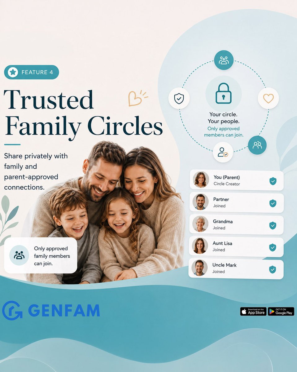 genfamapp's tweet photo. GenFam helps parents save childhood photos, videos, milestones, and family moments in one private place — organised, protected, and ready to pass on when the time is right.
No public pressure.
No random followers.

#momlife #toddler #family #apps #momsofinstagram https://t.co/4d71otfrix