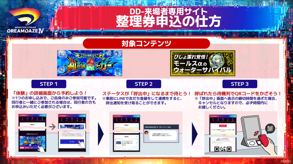 💁 DREAMDAZE Ⅳ DD-来場者専用サイトの使い方④ 🎫 フロアコンテンツ