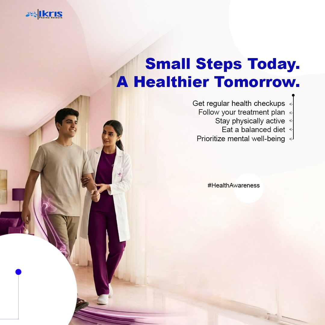immunokris's tweet photo. On #ChronicDiseaseDay, let's support those living with chronic conditions through awareness, regular checkups, healthy habits, and hope. 
Together, every step toward better health matters.

#HealthAwareness #HealthyLiving #IkrisPharmaNetwork https://t.co/fQW54qwBiO