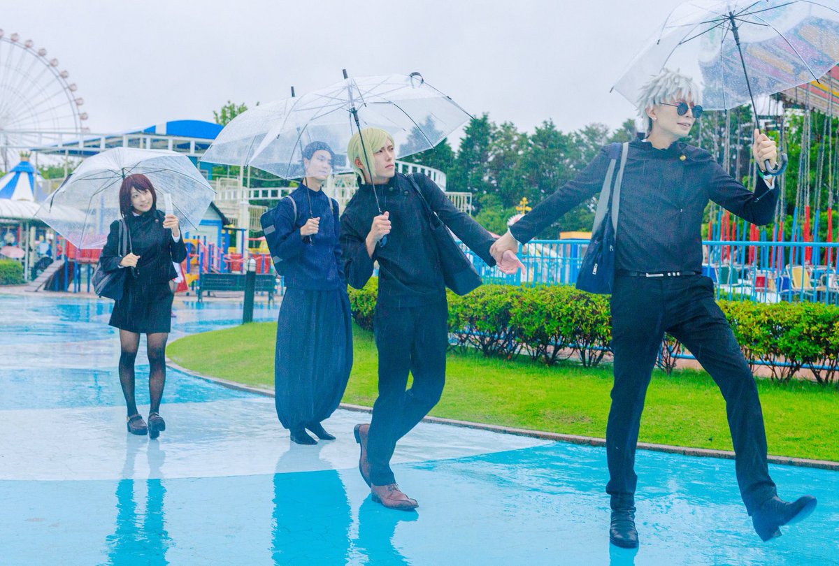 osiochan_999's tweet photo. 【Cosplay/コスプレ】

先輩方と雨の日に遊園地行ってきた

 #ラグコス  #ラグコス2026 
photo by📸  @hidec1211 https://t.co/JZyzr2HJaB