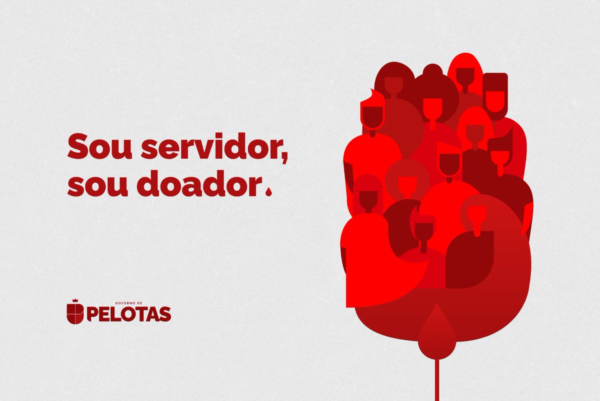 prefpelotas's tweet photo. Campanha 'Sou Servidor, Sou Doador' acaba sexta (10)
#Pelotas #HemoPel #Sangue
https://t.co/F0YLqODO3F https://t.co/7KWPdk7HpZ